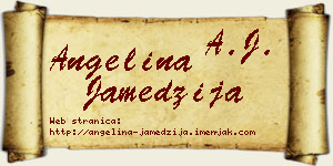 Angelina Jamedžija vizit kartica